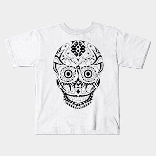 sugar day of the dead skull ecopop Kids T-Shirt